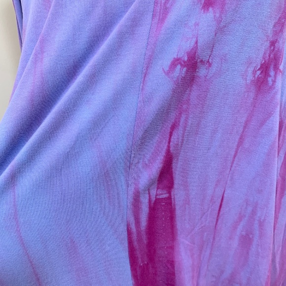 Soft Surroundings open shoulder tie dye tunic - Picture 4 of 7